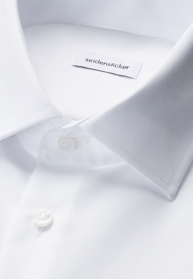 Regular Chemise d'affaires Uni dans Blanc | Boutique en ligne Seidensticker