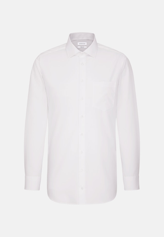 Regular Business shirt Uni in White |  Seidensticker Onlineshop