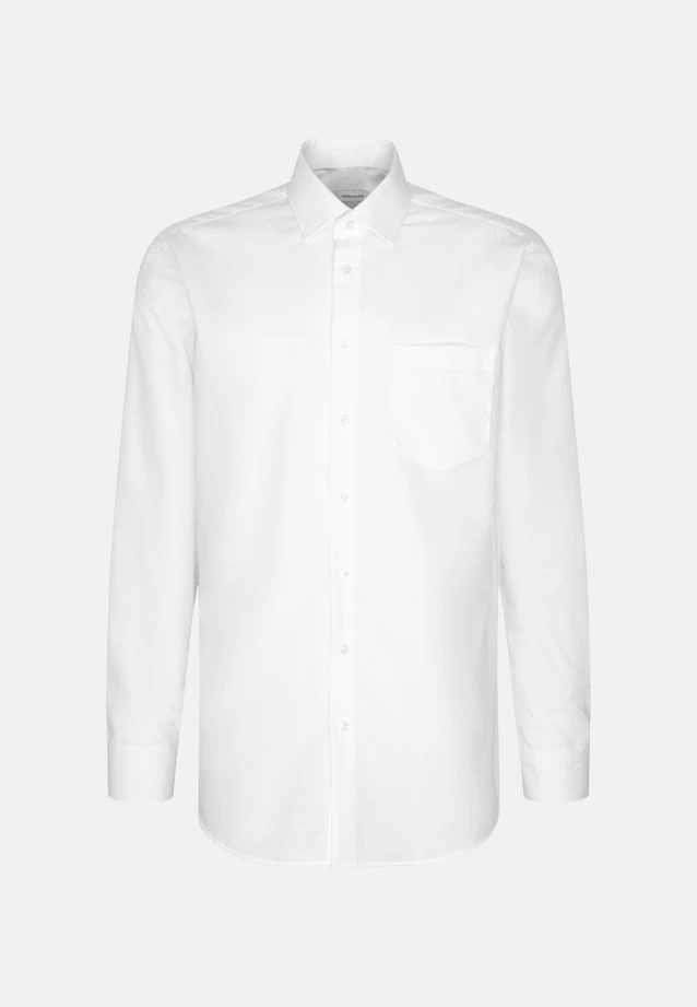 Regular Business shirt Uni in White |  Seidensticker Onlineshop