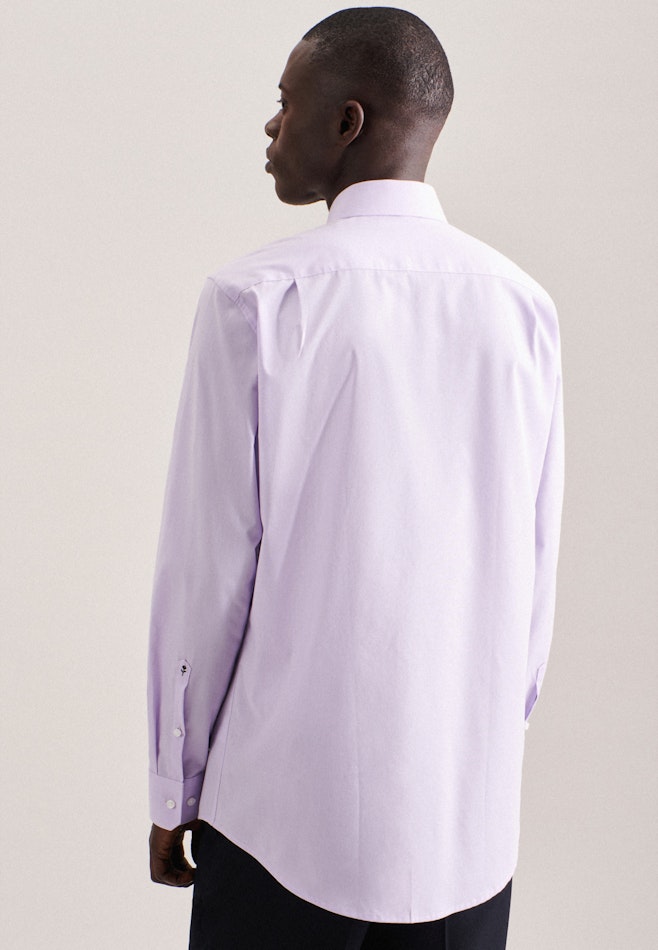 Regular Business Hemd Uni in Lila | Seidensticker Onlineshop