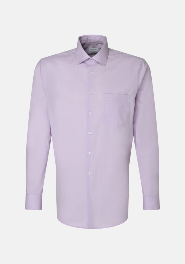 Regular Chemise d'affaires Uni in Lilas | Seidensticker Onlineshop