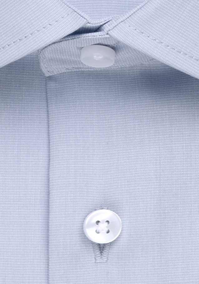 Bügelfreies Fil a fil Business Hemd in Regular mit Kentkragen in Hellblau |  Seidensticker Onlineshop