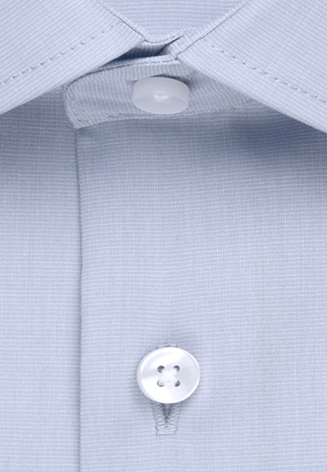 Non-iron Fil a fil Business overhemd in Regular with Kentkraag in Lichtblauw |  Seidensticker Onlineshop