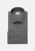 Chemise Business Regular Fil à fil Col Kent in Gris |  Seidensticker Onlineshop