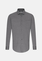 Chemise Business Regular Fil à fil Col Kent in Gris |  Seidensticker Onlineshop