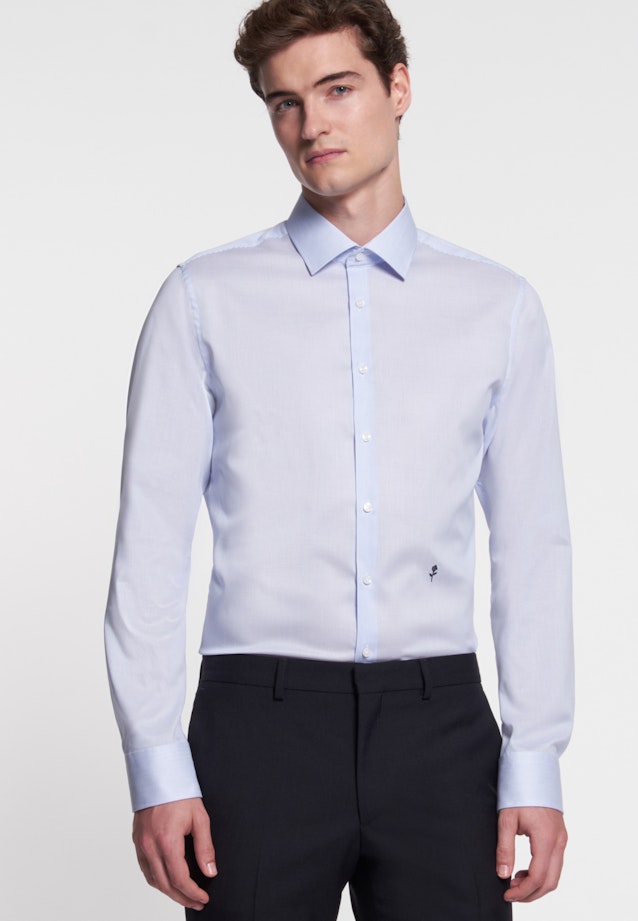 Slim Business Shirt Stripes in Light Blue |  Seidensticker Onlineshop