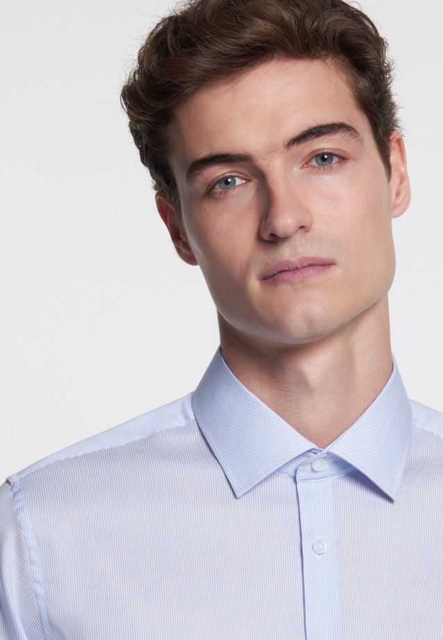 Slim Business Shirt Stripes in Light Blue |  Seidensticker Onlineshop
