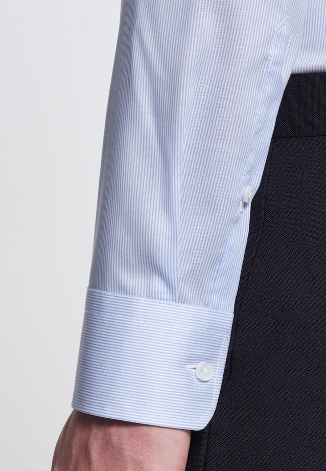 Slim Business Shirt Stripes in Light Blue |  Seidensticker Onlineshop