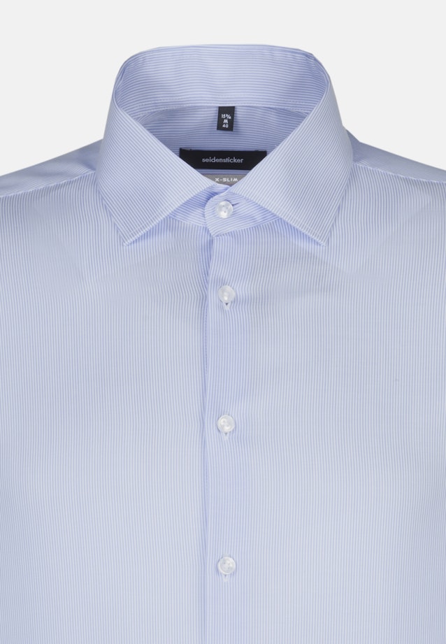 Bügelfreies Twill Business Hemd in X-Slim mit Kentkragen in Hellblau |  Seidensticker Onlineshop