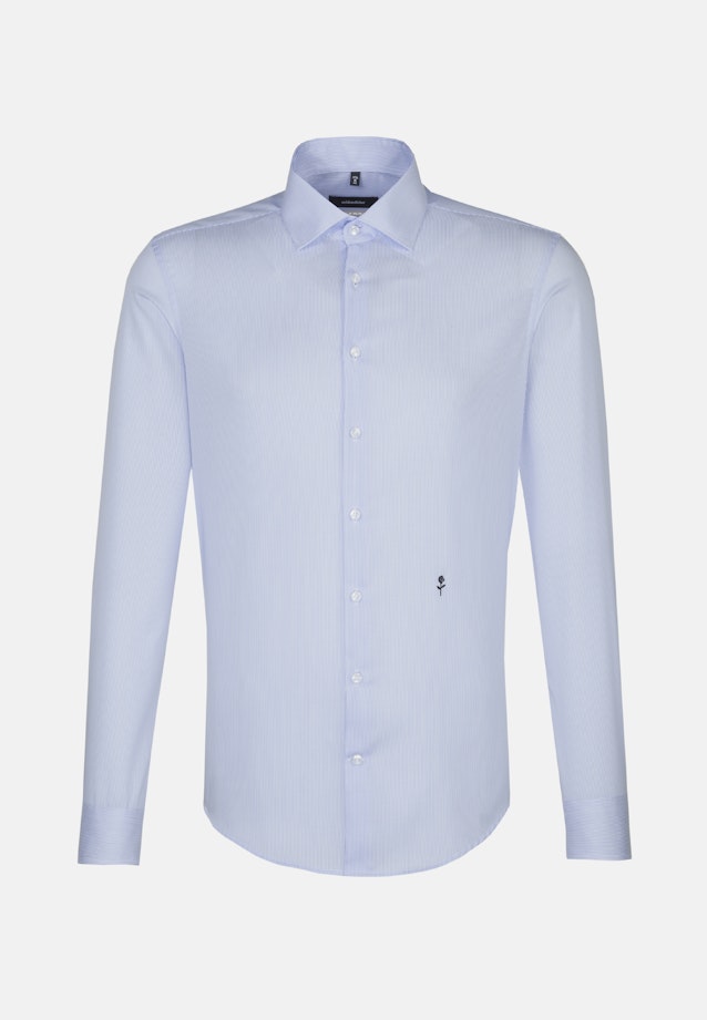 Non-iron Twill Business Shirt in X-Slim with Kent-Collar in Light Blue |  Seidensticker Onlineshop