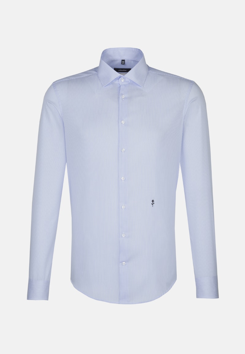 Non-iron Twill Business Shirt in X-Slim with Kent-Collar