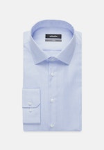 X-Slim Business Hemd Karo in Mittelblau |  Seidensticker Onlineshop