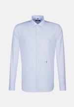 X-Slim Business Hemd Karo in Mittelblau |  Seidensticker Onlineshop