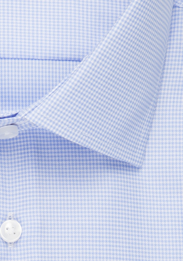 Non-iron Twill Business overhemd in Regular with Kentkraag in Middelmatig Blauw |  Seidensticker Onlineshop