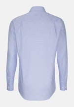 Regular Business Shirt Check in Medium Blue |  Seidensticker Onlineshop