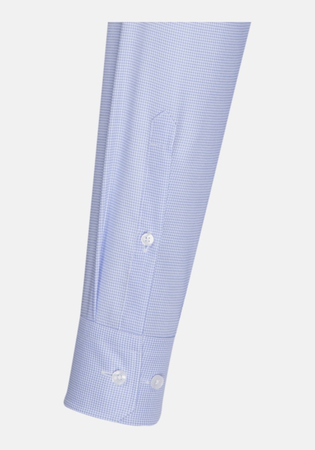 Chemise Business Regular Twill (sergé) Col Kent in Bleu Moyen |  Seidensticker Onlineshop