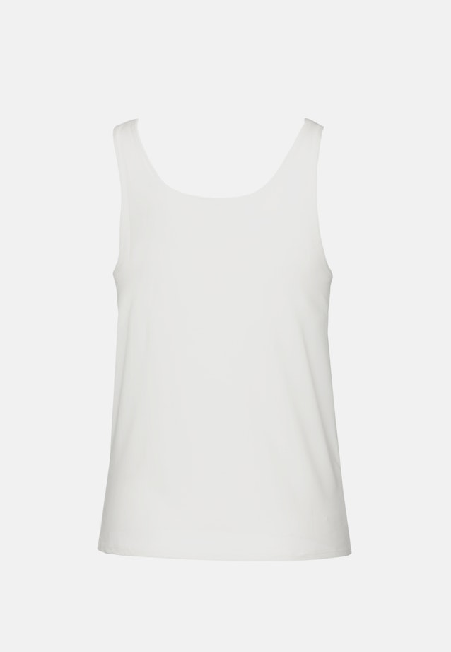 Slim fit Top Uni in Weiß |  Seidensticker Onlineshop