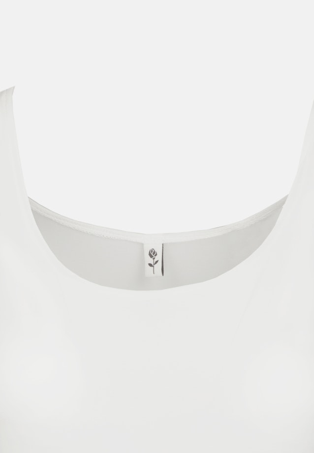Slim fit Top Uni in Weiß |  Seidensticker Onlineshop