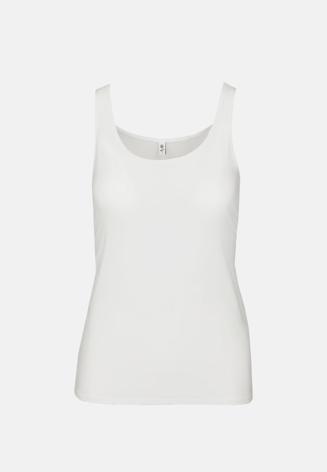 Slim fit Top Uni in Weiß |  Seidensticker Onlineshop