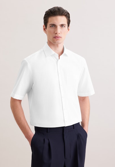 Regular Business shirt Uni in White |  Seidensticker Onlineshop