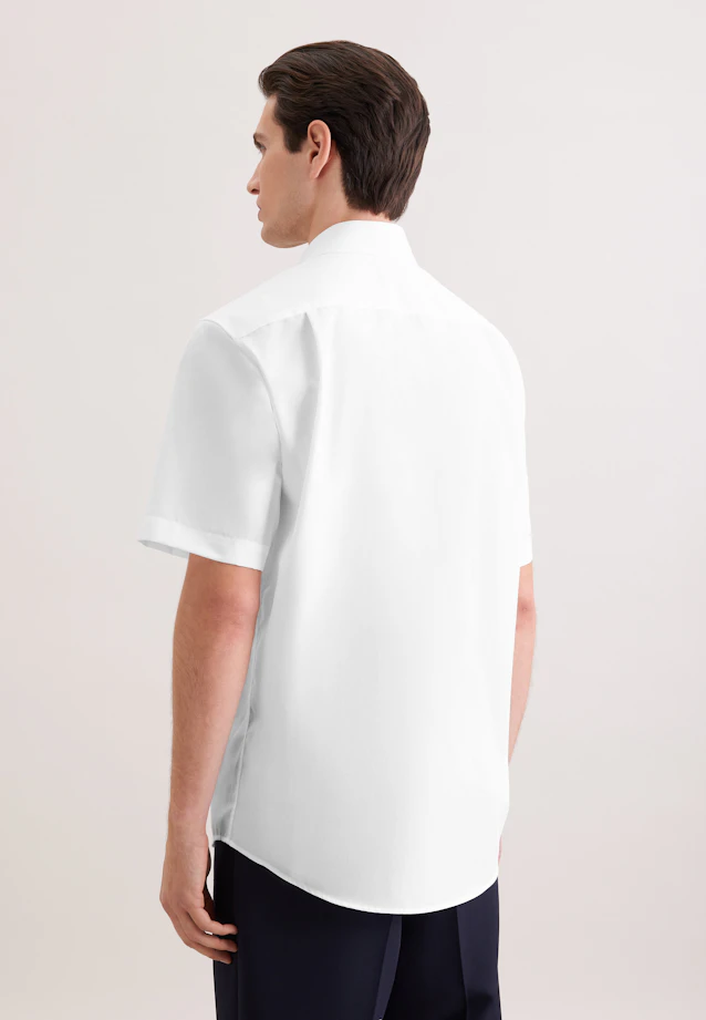 Regular Business Hemd Uni in Weiß |  Seidensticker Onlineshop