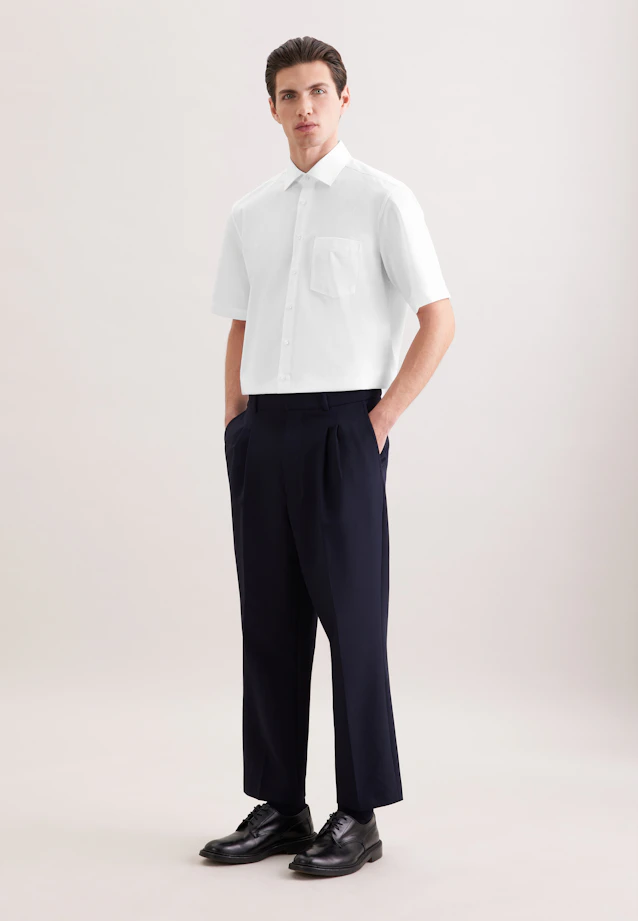 Regular Business Hemd Uni in Weiß |  Seidensticker Onlineshop