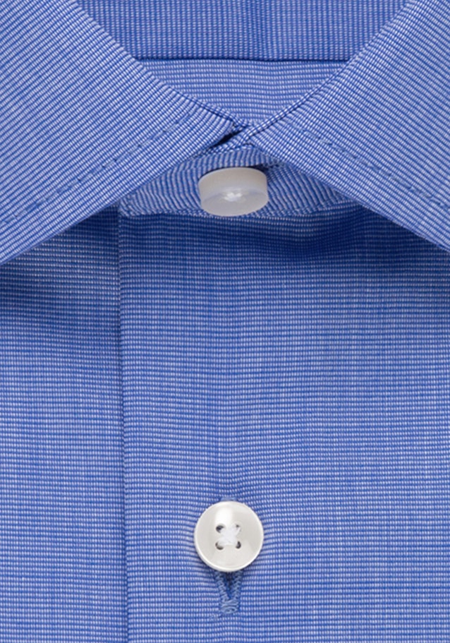 Regular Chemise d'affaires Uni in Bleu Moyen | Seidensticker Onlineshop