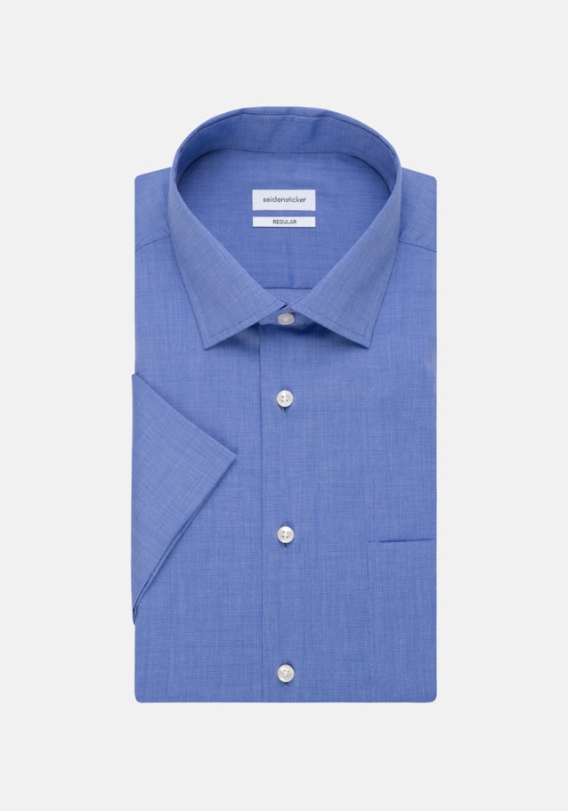 Regular Chemise d'affaires Uni in Bleu Moyen | Seidensticker Onlineshop