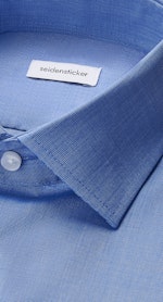 Regular Business Hemd Uni in Mittelblau |  Seidensticker Onlineshop
