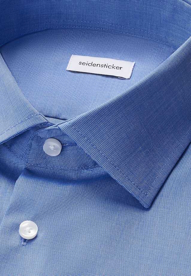 Regular Business Hemd Uni in Mittelblau |  Seidensticker Onlineshop