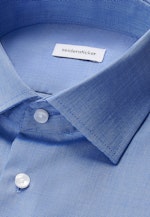 Regular Business Hemd Uni in Mittelblau |  Seidensticker Onlineshop