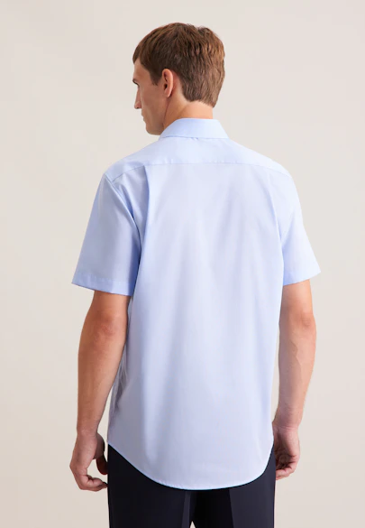 Regular Chemise d'affaires Uni in Bleu Clair | Seidensticker Onlineshop