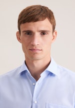 Regular Chemise d'affaires Uni in Bleu Clair |  Seidensticker Onlineshop