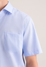Regular Chemise d'affaires Uni in Bleu Clair |  Seidensticker Onlineshop