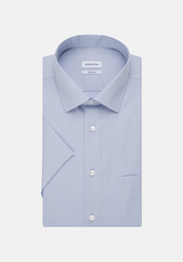 Regular Chemise d'affaires Uni in Bleu Clair | Seidensticker Onlineshop
