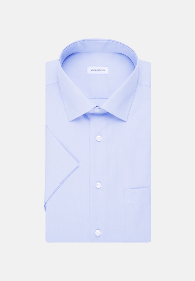 Regular Chemise d'affaires Uni in Bleu Clair |  Seidensticker Onlineshop