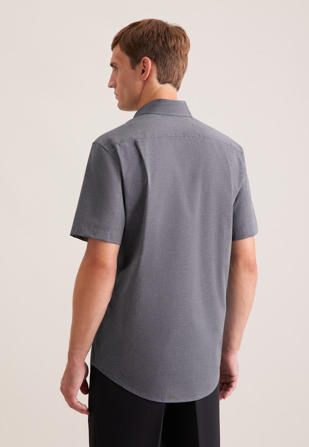 Regular Chemise d'affaires Uni in Gris |  Seidensticker Onlineshop