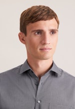 Regular Business Hemd Uni in Schwarz |  Seidensticker Onlineshop