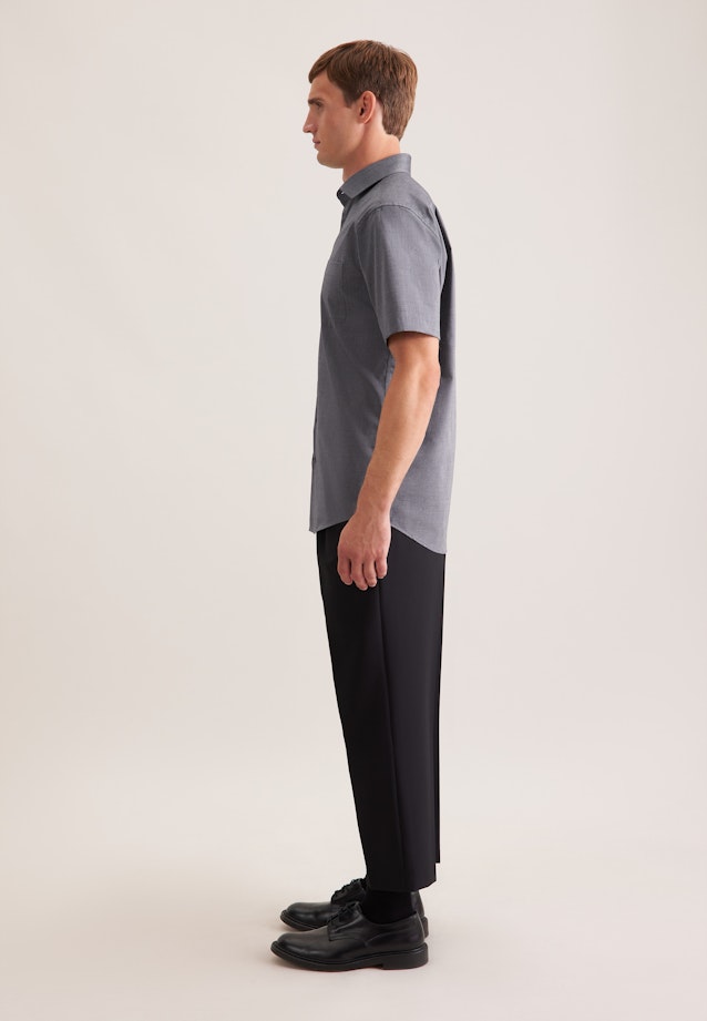 Regular Business Hemd Uni in Schwarz |  Seidensticker Onlineshop