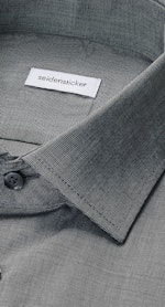 Regular Chemise d'affaires Uni in Gris |  Seidensticker Onlineshop