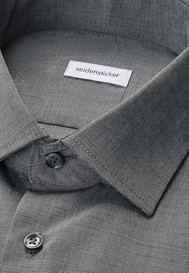 Regular Business Hemd Uni in Schwarz |  Seidensticker Onlineshop
