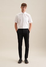 Non-iron Fil a fil Short sleeve Business Shirt in Regular with Kent-Collar in White |  Seidensticker Onlineshop