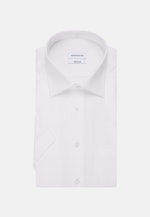 Non-iron Fil a fil Short sleeve Business Shirt in Regular with Kent-Collar in White |  Seidensticker Onlineshop