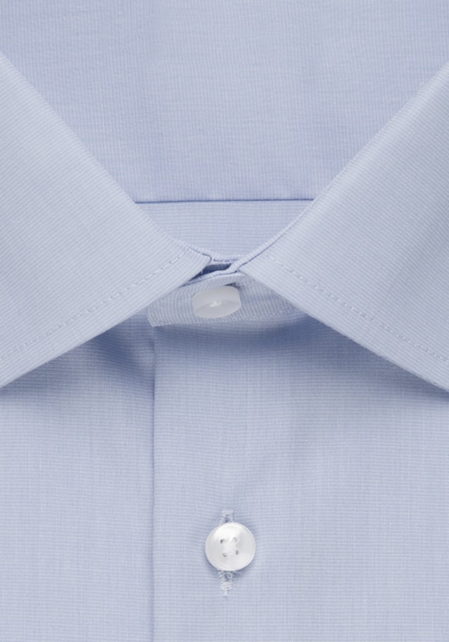 Non-iron Fil a fil Short sleeve Business Shirt in Regular with Kent-Collar in Light Blue |  Seidensticker Onlineshop
