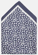 Einstecktuch Druck in Mittelblau |  Seidensticker Onlineshop