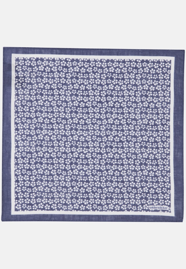 Einstecktuch Floral in Mittelblau |  Seidensticker Onlineshop
