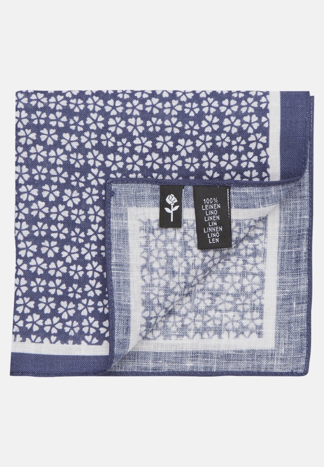 Einstecktuch Floral in Mittelblau |  Seidensticker Onlineshop