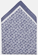 Einstecktuch Floral in Mittelblau |  Seidensticker Onlineshop