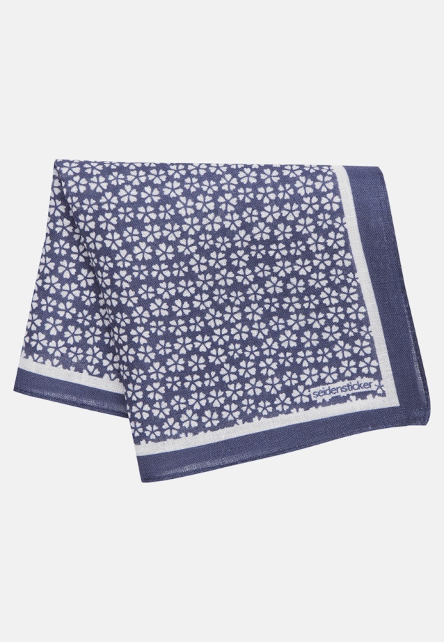 Einstecktuch Floral in Mittelblau |  Seidensticker Onlineshop