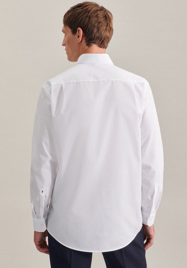 Regular Chemise Business Uni in Blanc | Seidensticker Onlineshop